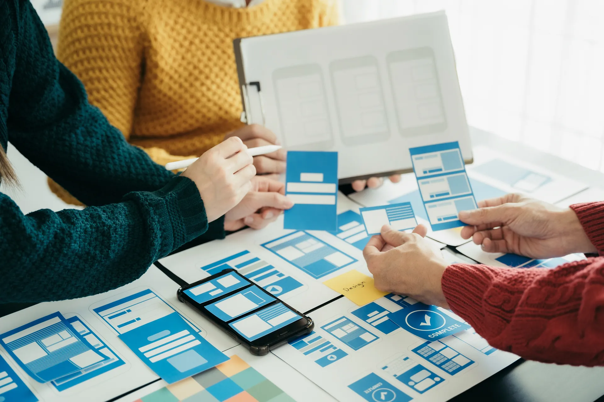 Mobile click-to-call flow