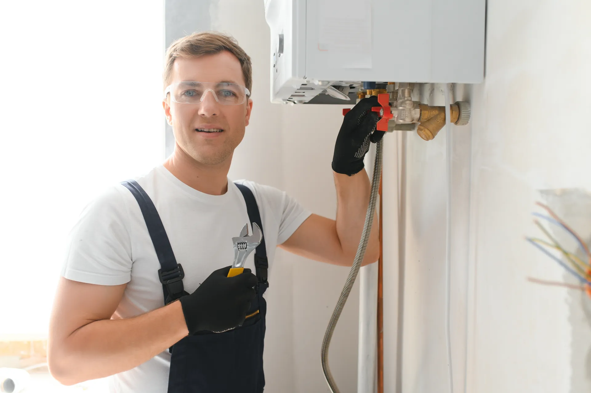Sample water heater service page concept